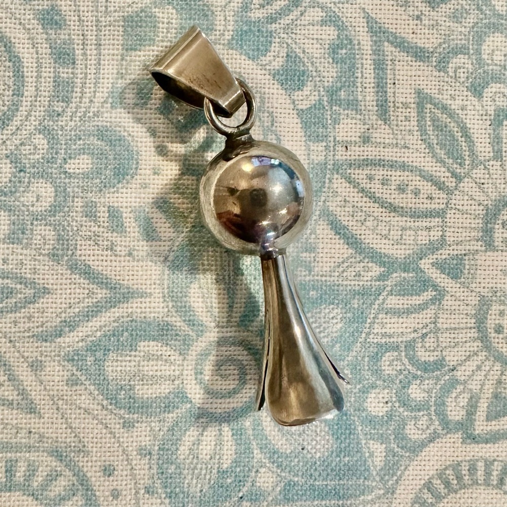 Sterling Silver Blossom Pendant